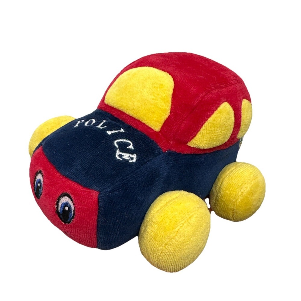 Vintage Baby Ganz Plush Police Car (No‎ Sound) 6"